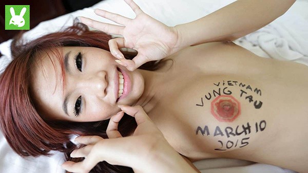 thai girl naked boob with marker writing